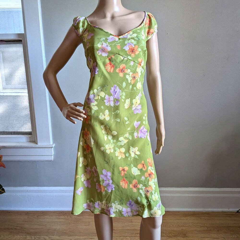 NWT Vintage Y2K Just Choon Floral Mini Dress Prairie Cottagecore Plus Size 19